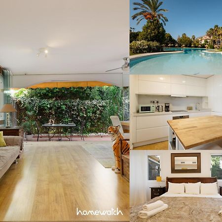 Ground Floor Holiday Apartment With Terrace And Pool In Puerto Banus, Marbella Exterior photo
